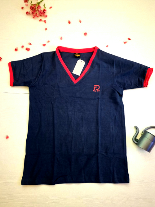 FD Men's Blue with Red Collar