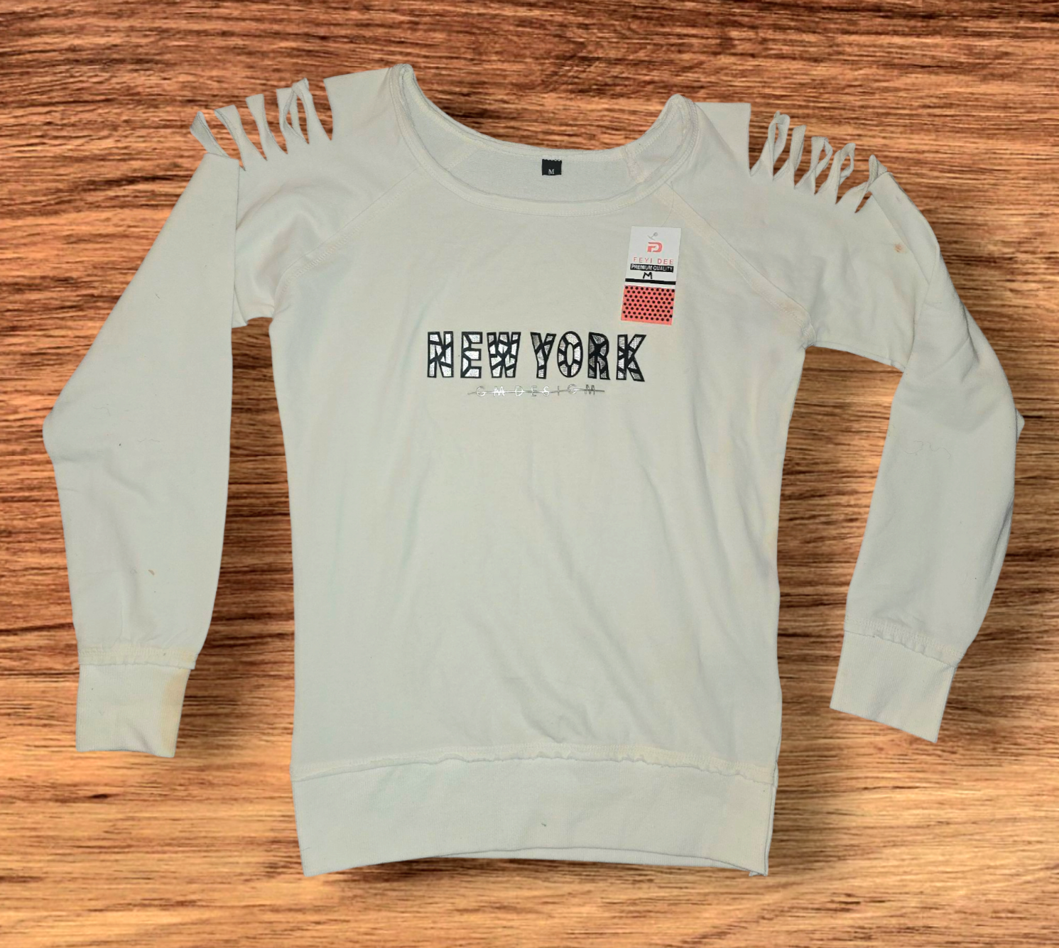 Ladies Cutout Pullover Shirt