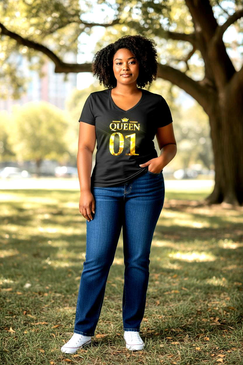 FD Queen Black Tee Shirt