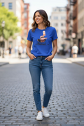 FD Blue Blessed Tee