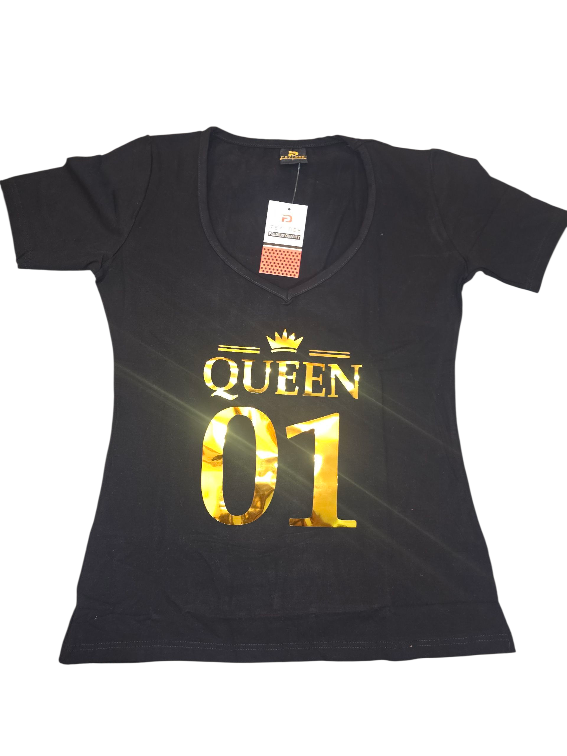 FD Queen Black Tee Shirt